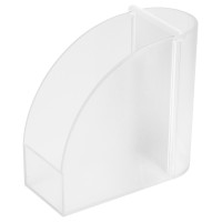 matglas transparant/wit