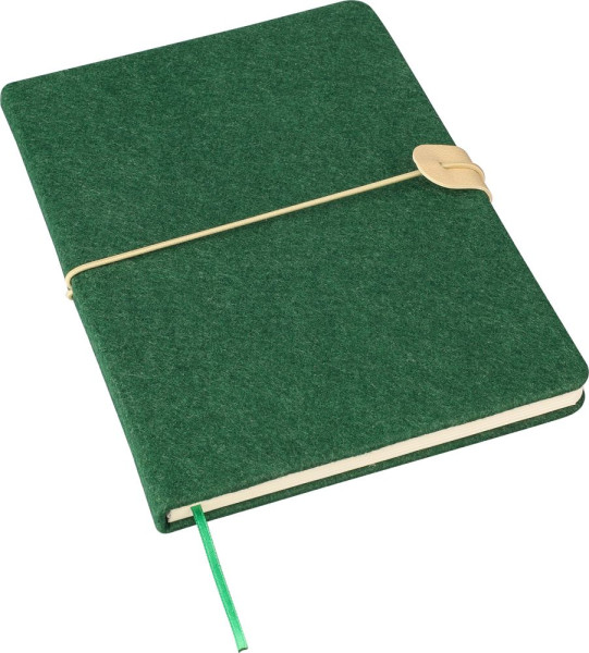 Recycled felt notebook (A5) Dario
