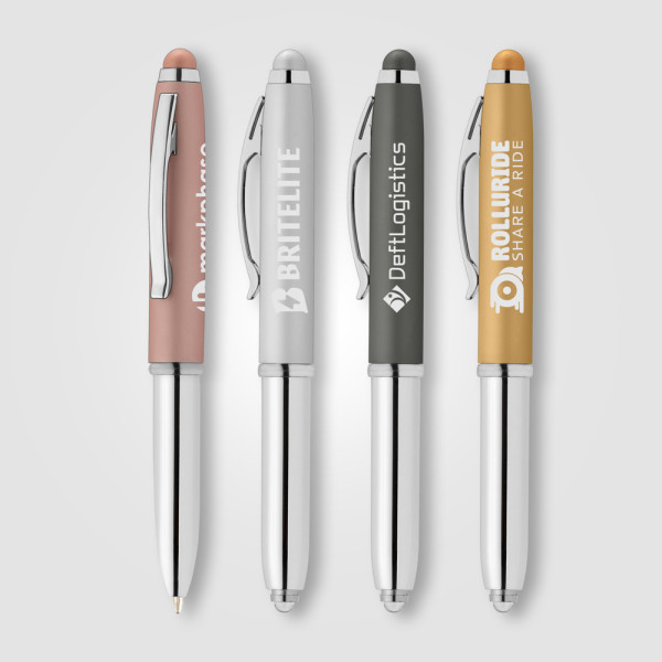 Brando Softy Metallic Light-Up Stylus Pen