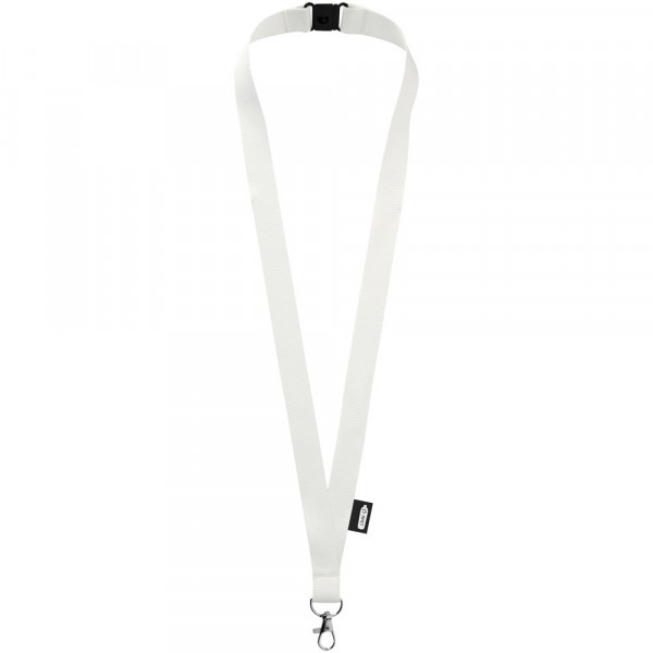 Tom recycled PET lanyard with breakaway closure