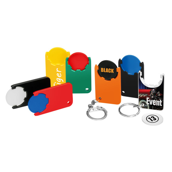 Chip holder with 1€ chip