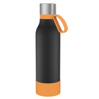 orange, noir, argenté