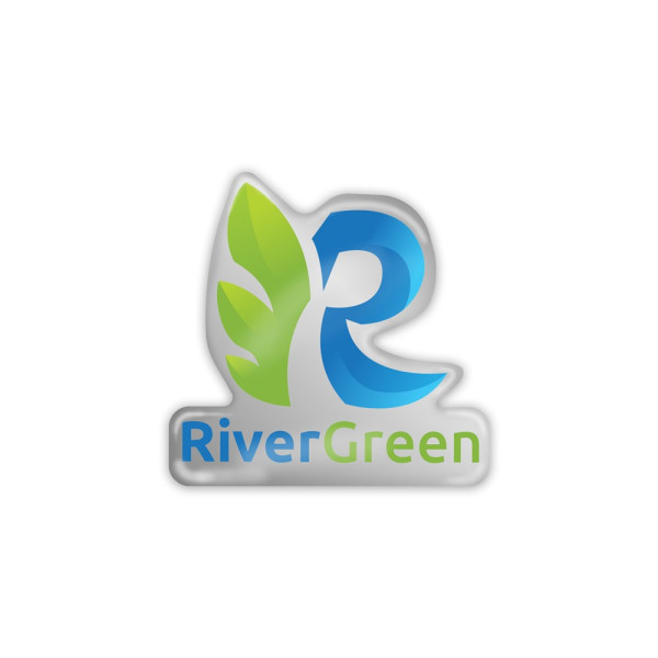 Doming Sticker, Standard glue, Silver matt