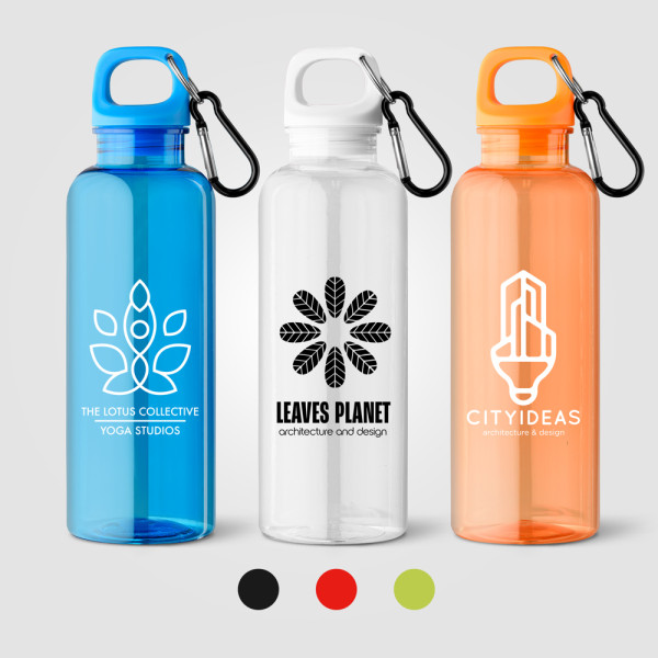 Doli rPET Carabiner Clip Screw-Top Bike Bottle – 500 ml