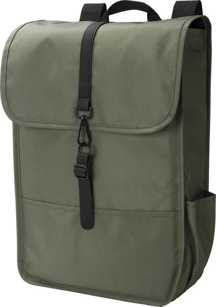 rPET Polyester (300D) flap backpack Lyric