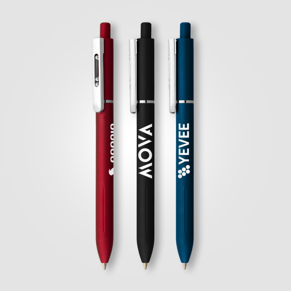 Lark Recycled Plastic Retractable Fidget Clip Pen