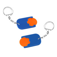 naranja, azul