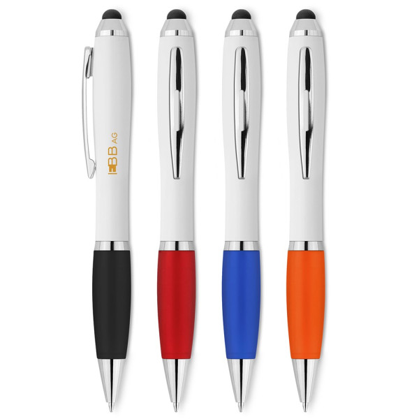 Twist ball-point pen for touchscreens