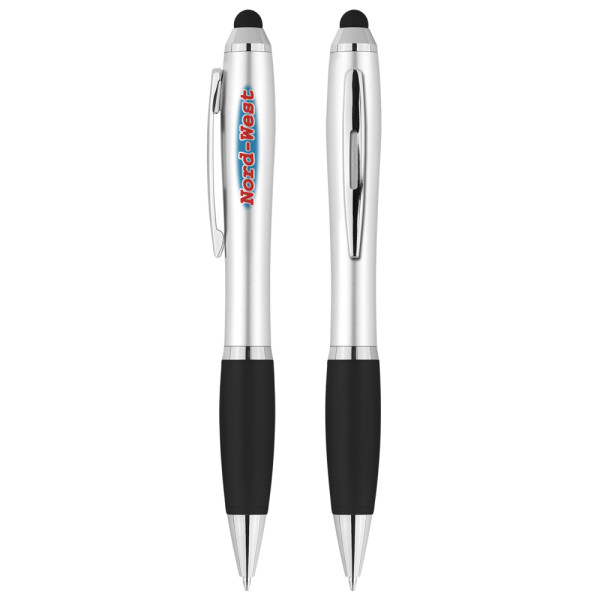Twist ball-point pen for touchscreens 