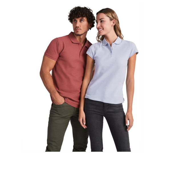 Star short sleeve women's polo