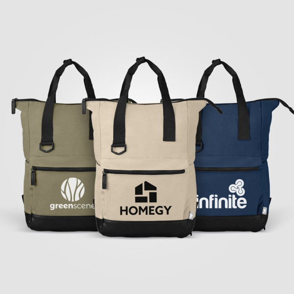 Odyssey Pack Recycled Cotton Canvas Tote Bag-  17 L