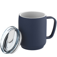 wit, donkerblauw, transparant