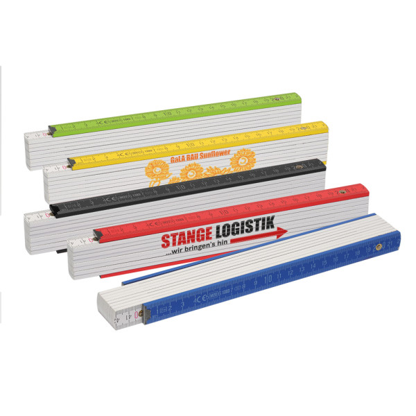Folding ruler wood