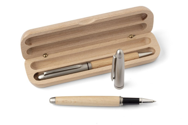 Beechwood writing set Oliviero
