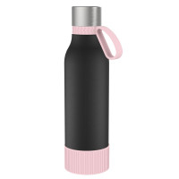 magenta clair, rose, noir, argenté