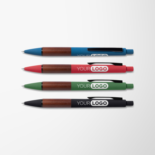 Tide Recycled Plastic Wood Grip Pen