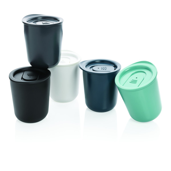 Simplistic antimicrobial coffee tumbler